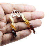 Multi-Color Amber Rainbow Earrings