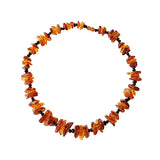 Multi-Color Amber Beaded Necklace