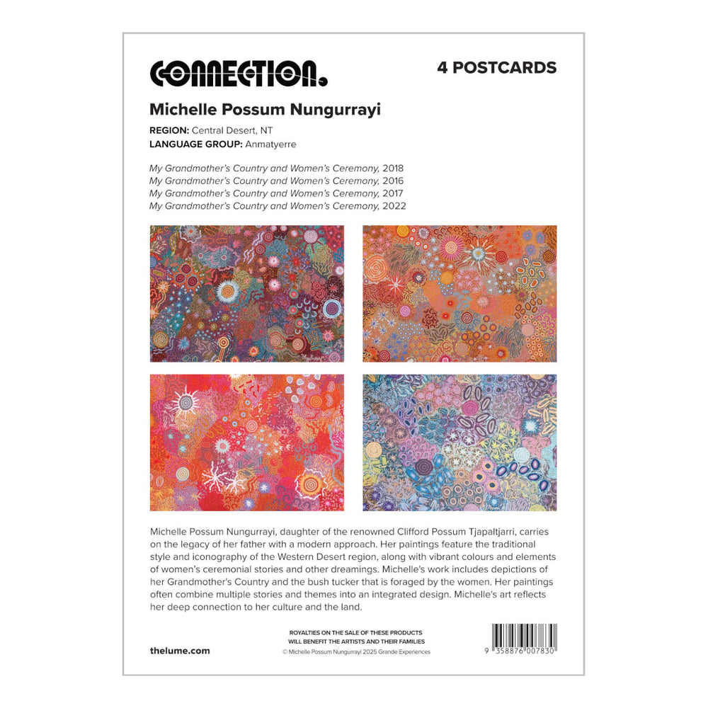 Michelle Possum Nungurrayi Postcard Set
