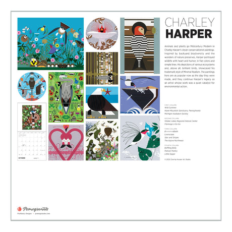 2026 Charley Harper Wall Calendar