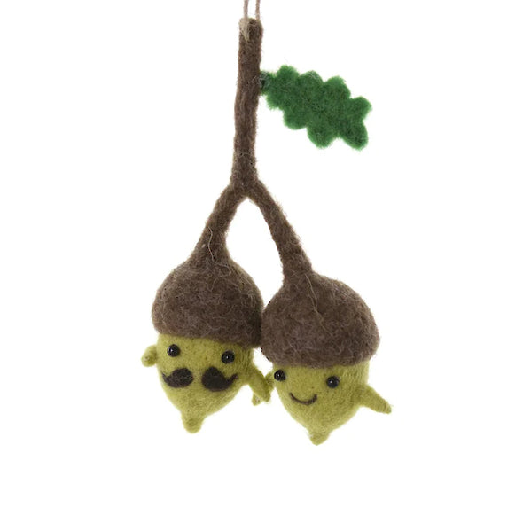 Acorns In Love Ornament