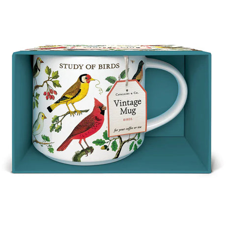 Vintage Study of Birds Mug