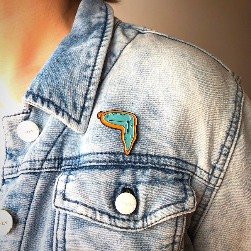 Persistence of Memory Enamel Pin