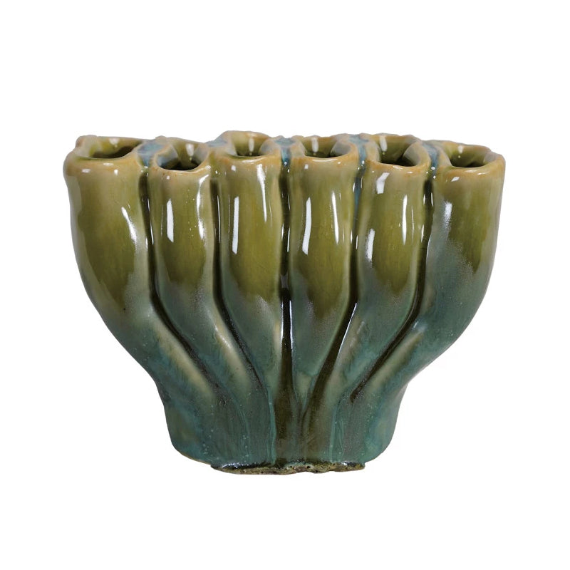 Verdant Sculptural Vase