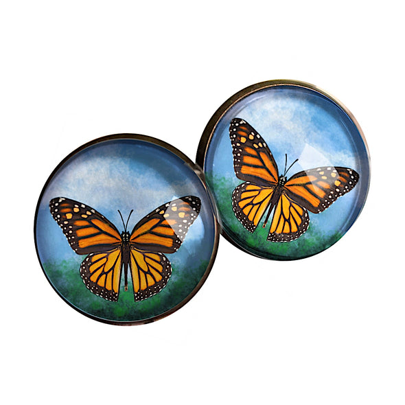 Monarch Stud Earrings