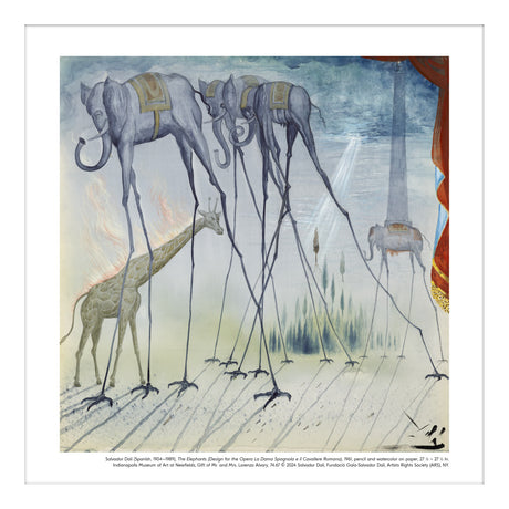 Salvador Dalí 'The Elephants' Print