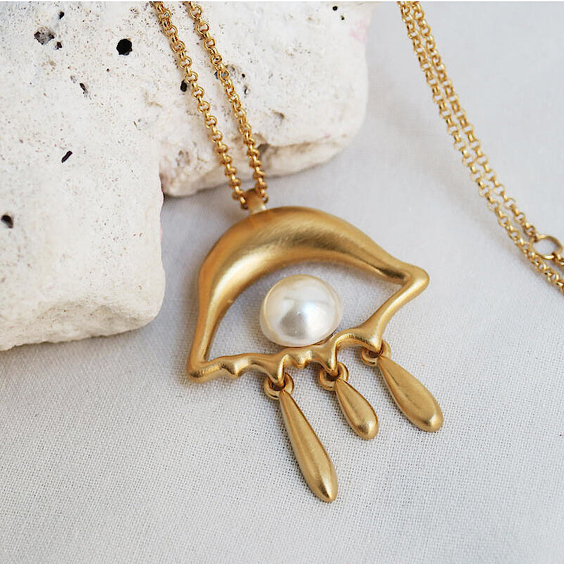 Dalí Melting Eye Necklace