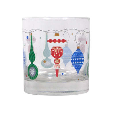 "Deck the Halls" Rocks Glass