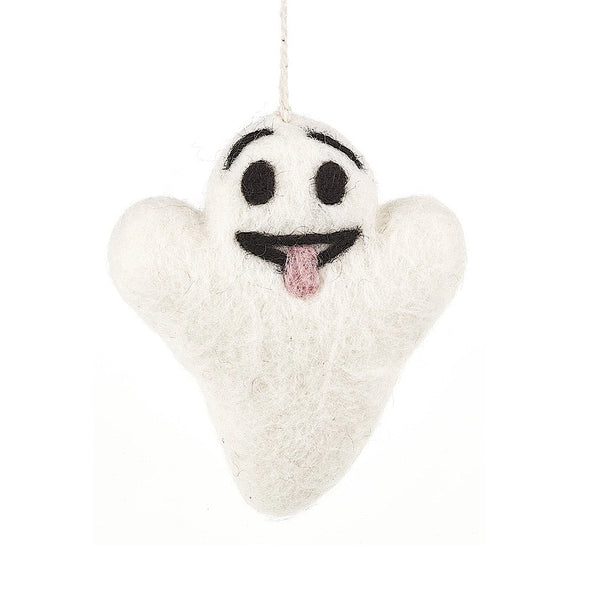 Buster the Ghost Felted Ornament