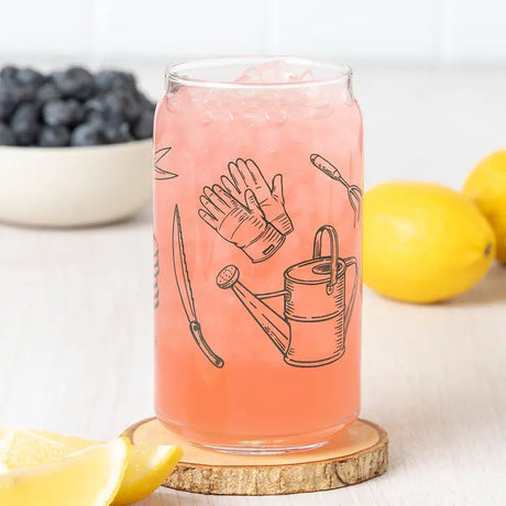 Gardening Tools Beer Glass