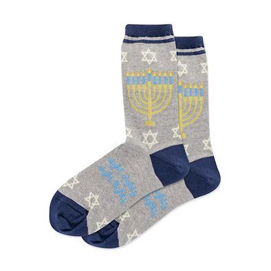 Women's Menorah Crew Socks