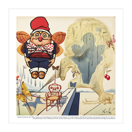 Salvador Dalí 'Tragedy and Comedy' Print