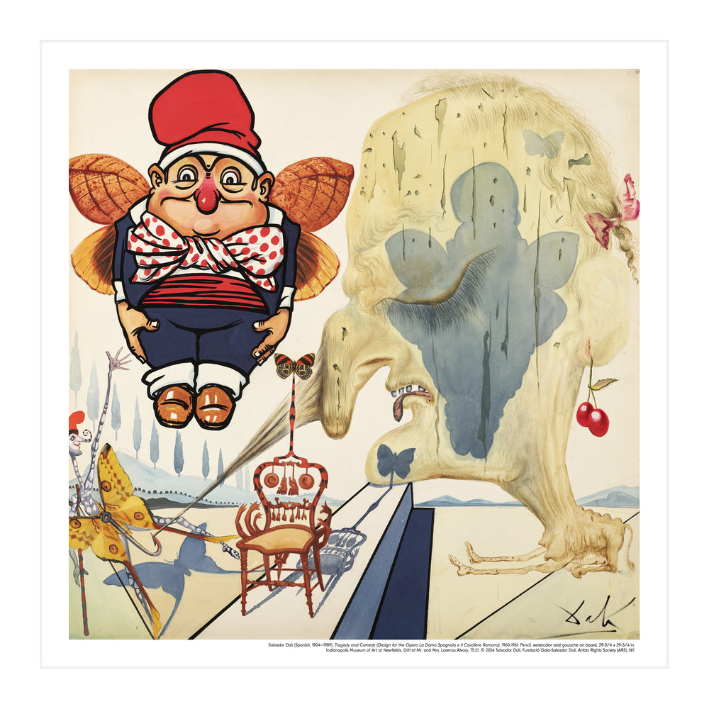 Salvador Dalí 'Tragedy and Comedy' Print