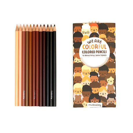 We Are Colorful Skin Tone Colored Pencils