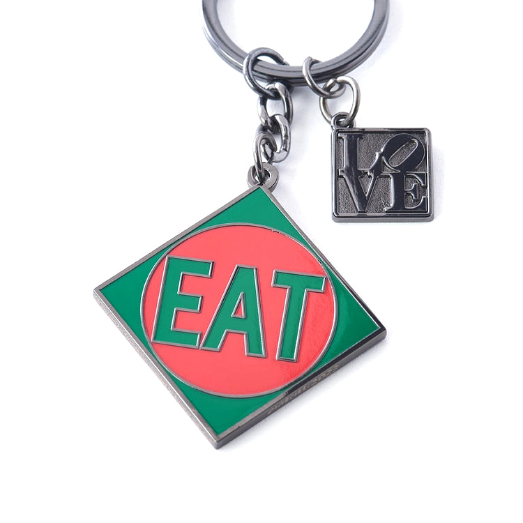 Robert Indiana 'Eat/Die' Keychain