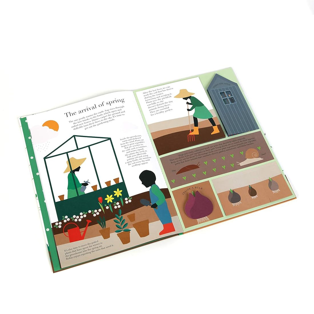 In the Garden: Oversized Lift-Flap Book