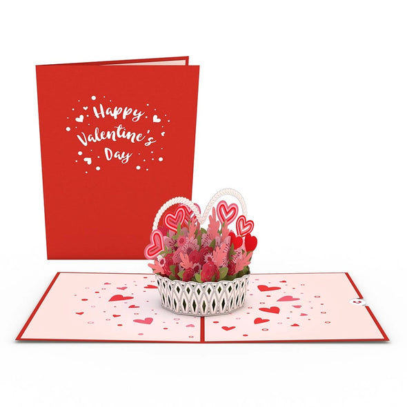 Valentine's Day Basket Pop-Up Card