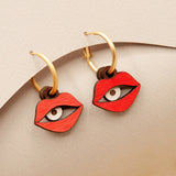 Eye in a Mouth Earrings