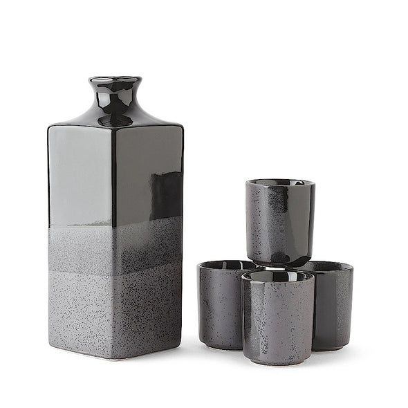 Black Ombre Sake Set