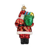 Jolly African American Santa Ornament