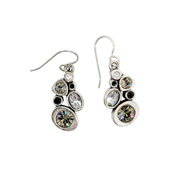 Wild Honey Earrings by Patricia Locke - Black & White