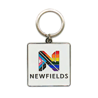 Newfields Progress Pride Keychain