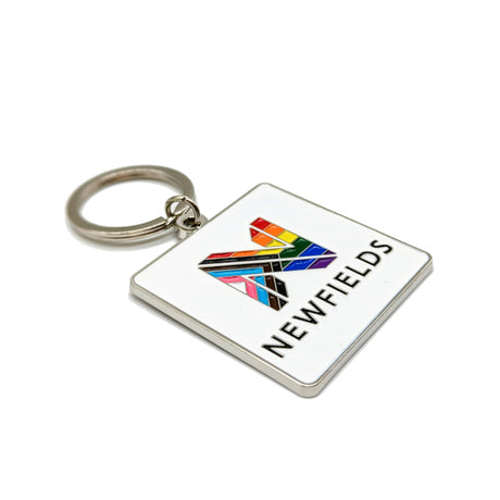 Newfields Progress Pride Keychain