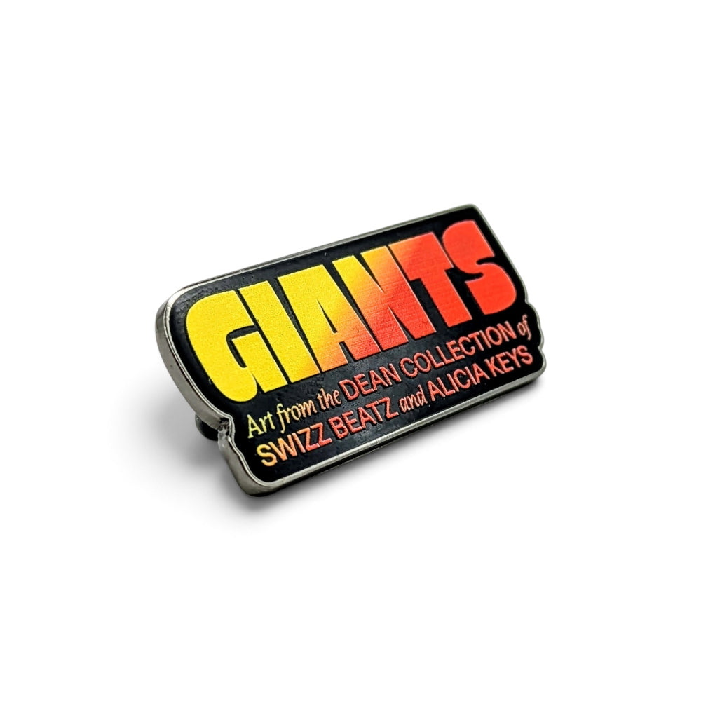 Giants Enamel Pin - Yellow/Red