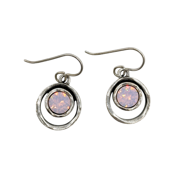 Skeeball Earrings by Patricia Locke - Rose