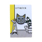 Kittenstein Enamel Pin