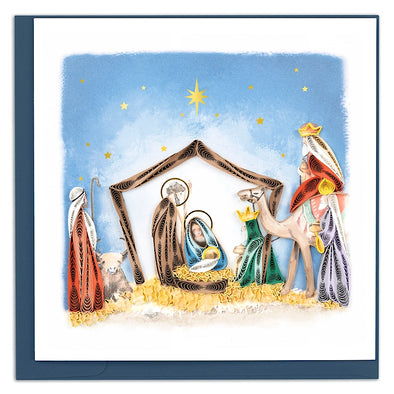 Nativity Scene Quilling Card