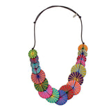 Multicolored Azalea Necklace