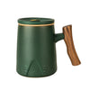 Tea Mug with Infuser - Dark Green