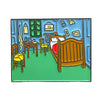 Van Gogh 'Bedroom at Arles' Enamel Pin