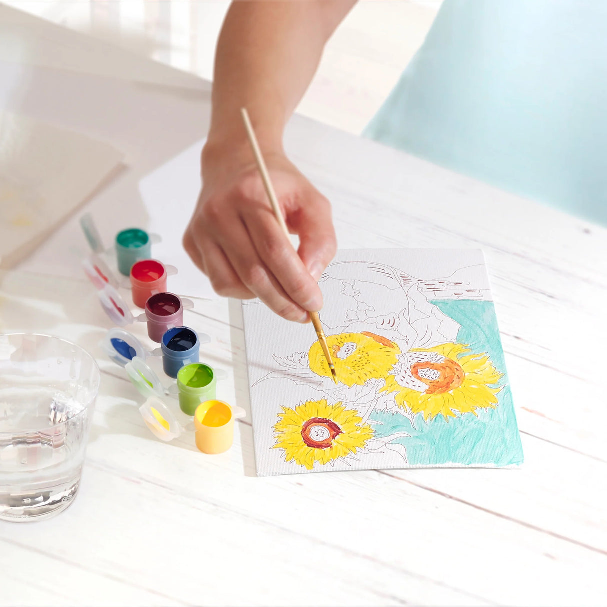 Van Gogh 'Sunflowers' Paint by Number Kit