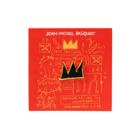 Basquiat Crown Enamel Pin