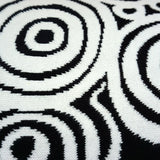Black & White Seven Sisters Throw Blanket