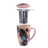 Festival Fan Tea Mug with Infuser