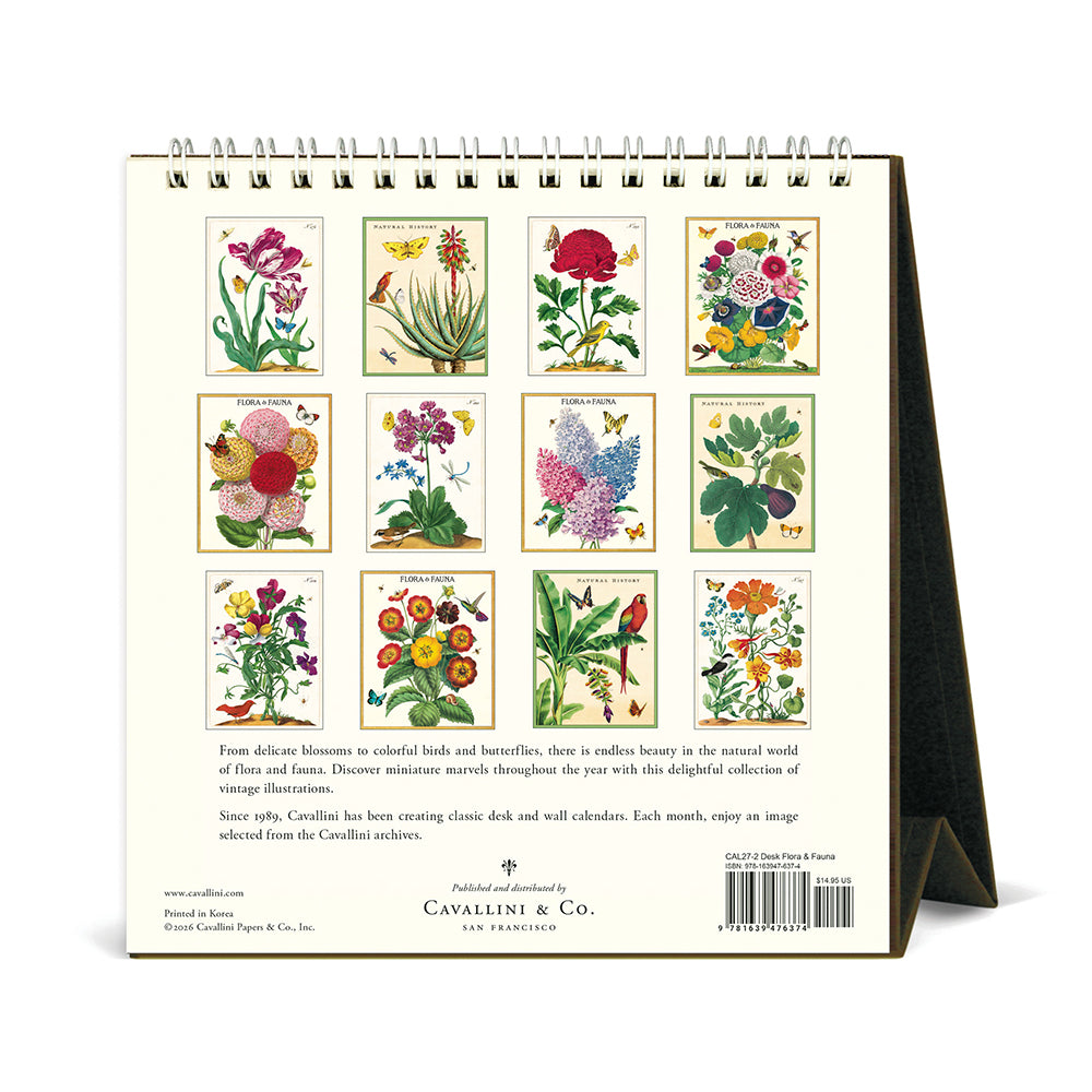 2027 Flora & Fauna Desk Calendar
