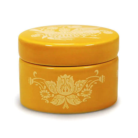 Morris 'Strawberry Thief' Trinket Box - Yellow