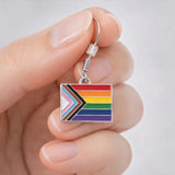 Daniel Quasar Flag Hanging Earrings