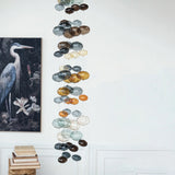 Hand-Blown Glass Bubble Garland - Autumn Earth Tones