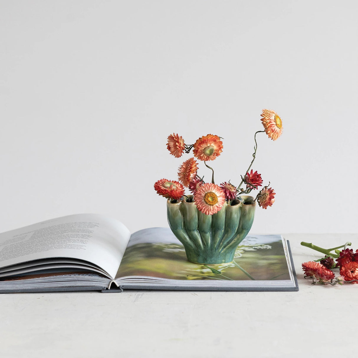 Verdant Sculptural Vase