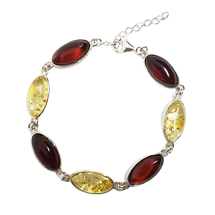 Oval Amber Bracelet