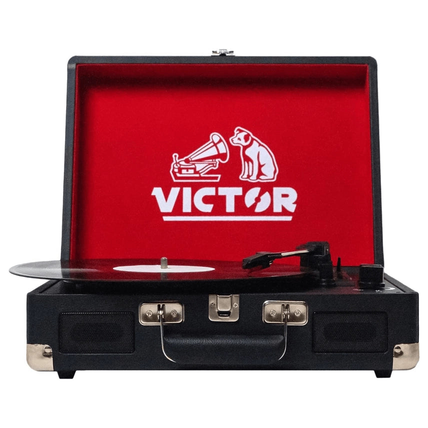 Bluetooth Suitcase 3-Speed Turntable