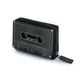 Black Chrome Cassette Tape Wallet