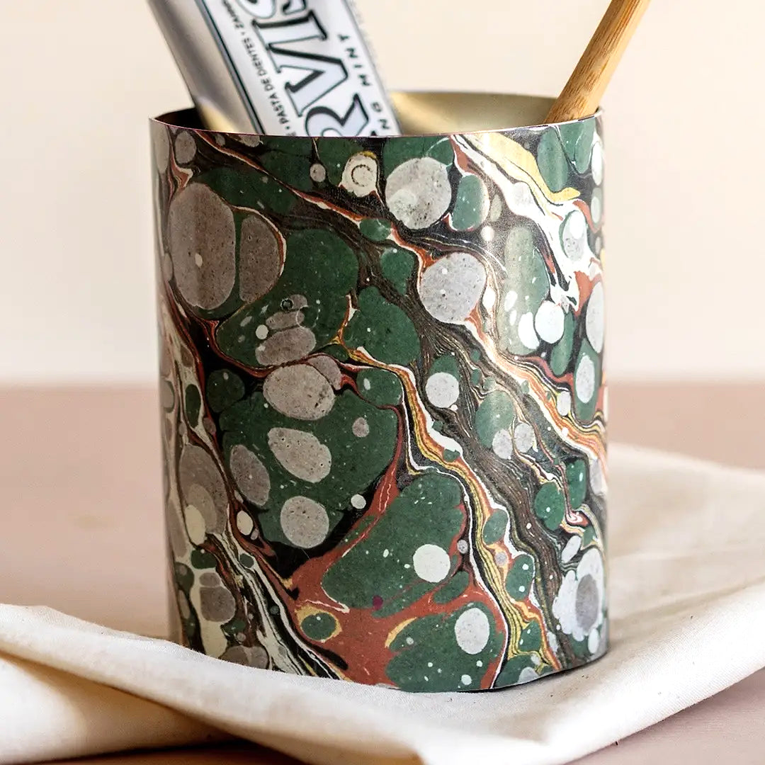 Art of Marbling Pencil Holder