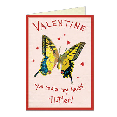 Valentine Butterfly Greeting Card