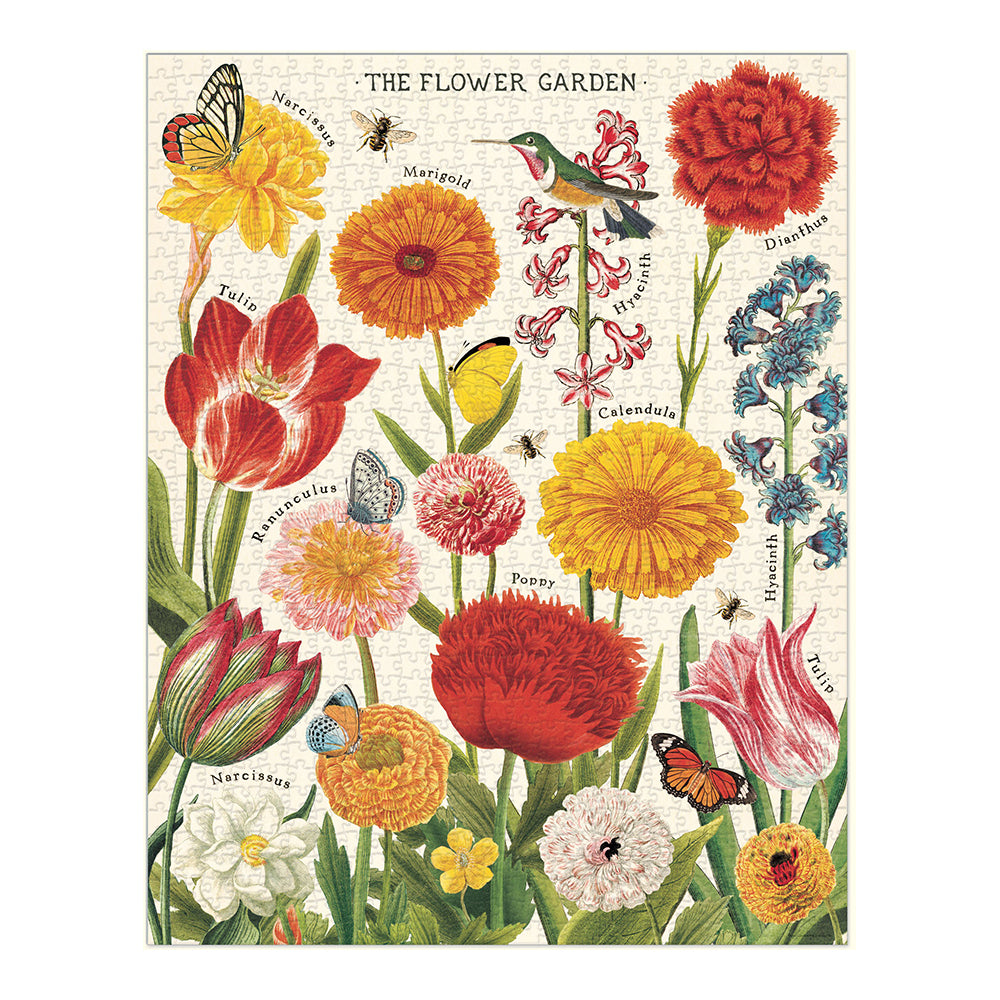 Vintage Flower Garden Puzzle