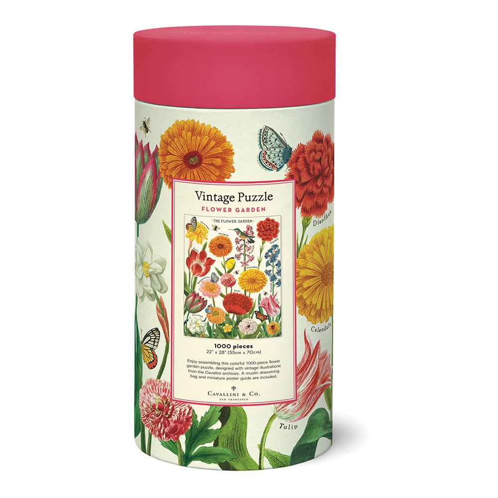 Vintage Flower Garden Puzzle